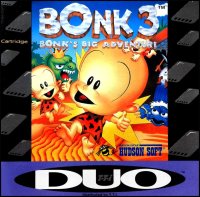 Bonk 3 Bonk's Big Adventure TurboGrafx CD US box art